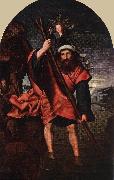 MASSYS, Quentin St John Altarpiece (left wing) sg oil painting